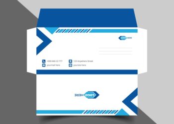 Corporate envelope template or envelope design 24262603 Vector Art at ...